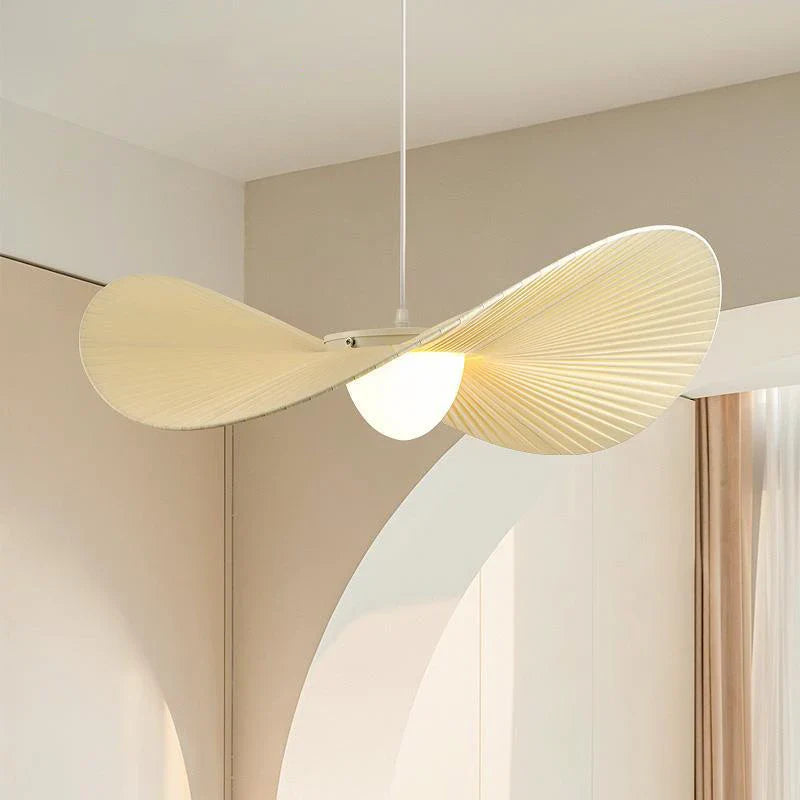 minimalistische moderne stoffen kroonluchter voor elegant interieur