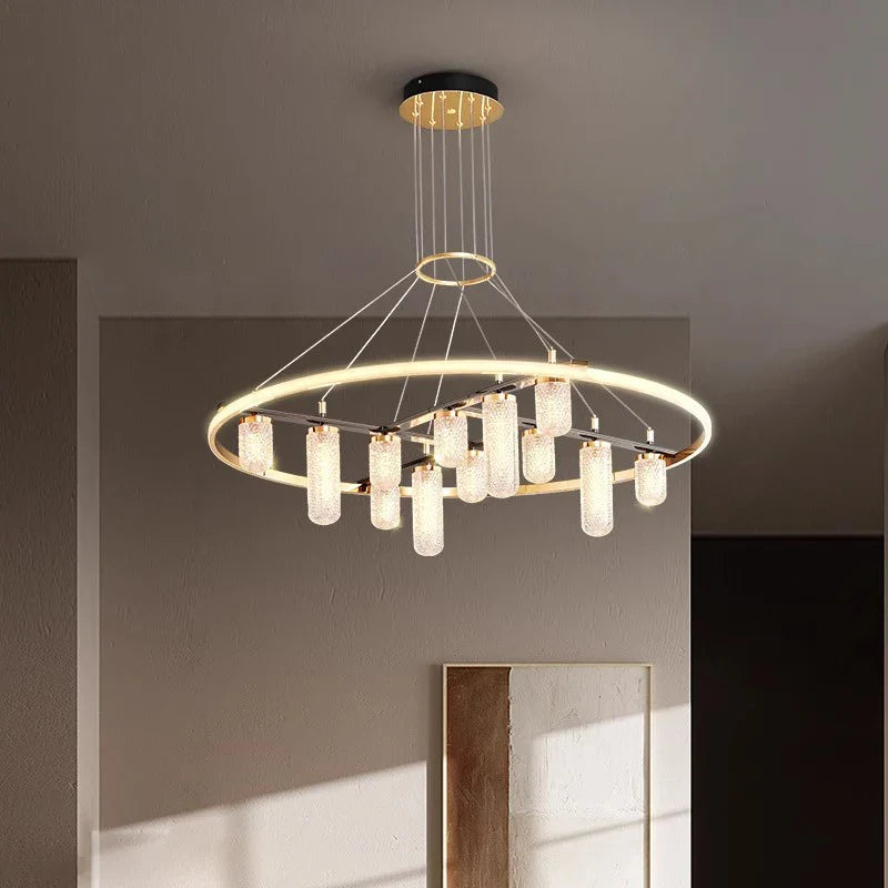 moderne luxe led-kroonluchter voor binnenverlichting
