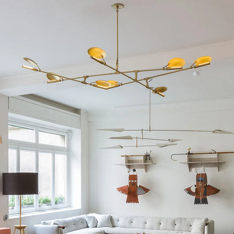 LED design kroonluchter voor woonkamer.
