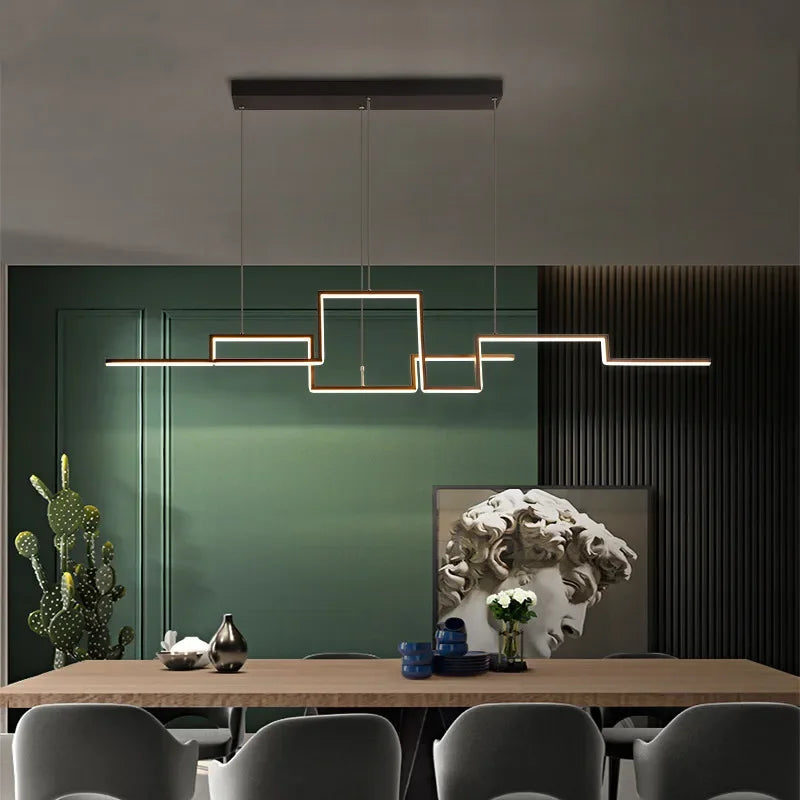 Dimbare moderne chique hangende kroonluchter