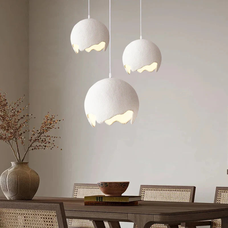 Scandinavische minimalistische wabi sabi led-designlamp voor binnenhuisdecoratie