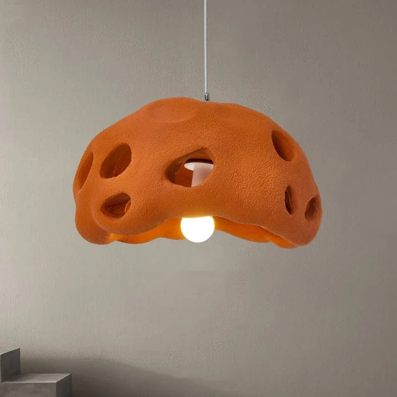 wabi sabi design led kroonluchter, nordische onregelmatige hanglamp