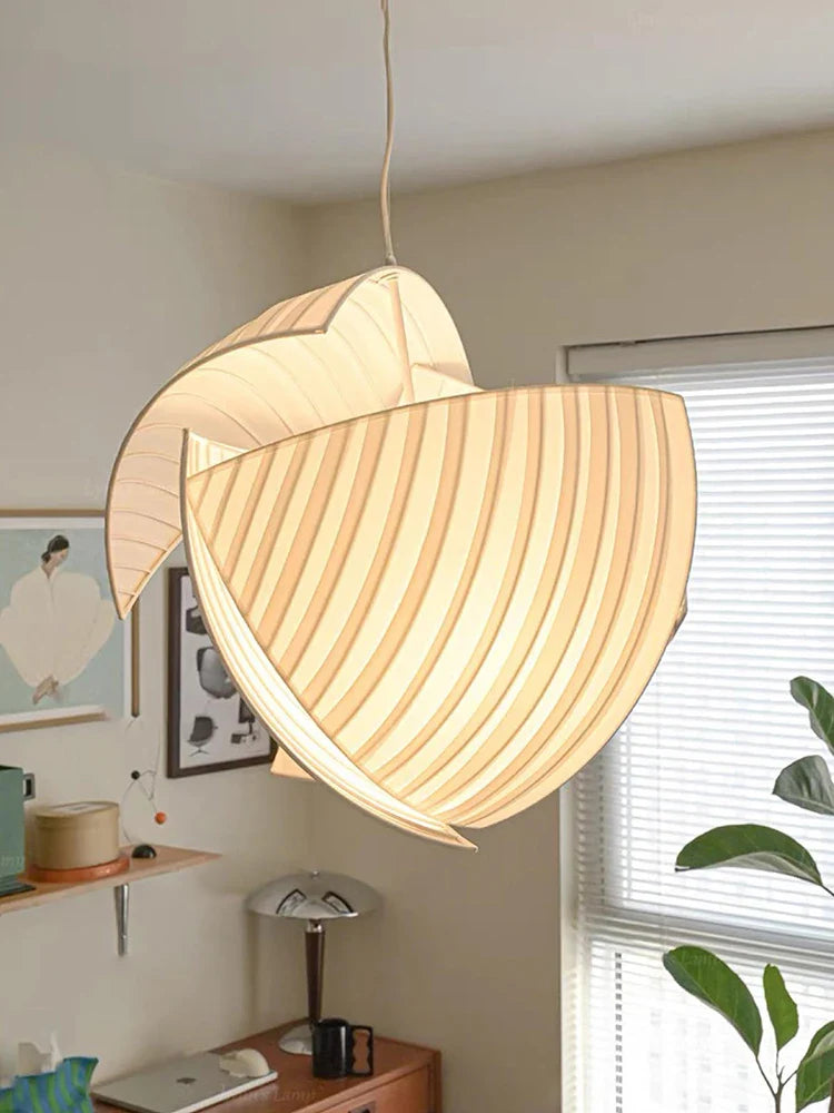 Minimalistische en natuurlijke LED-kroonluchter