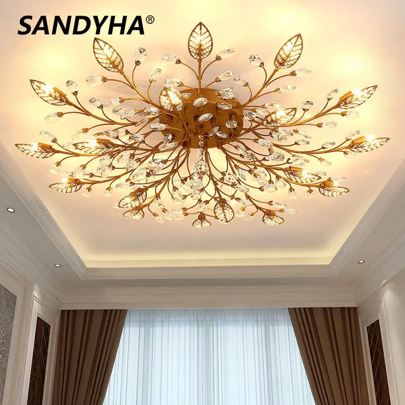 SANDYHA moderne Scandinavische kristal vloerlamp
