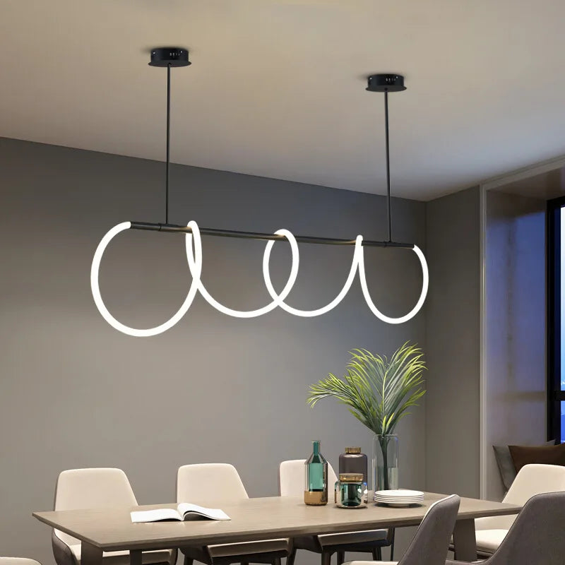 Elegant modern interieur design hanglamp