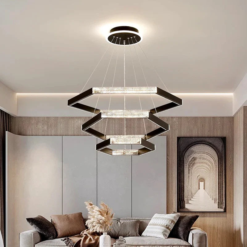 eenvoudige moderne led-hanglamp voor binnenverlichting