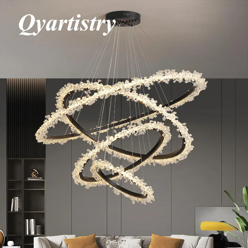moderne luxe kristallen hanglamp decoratief
