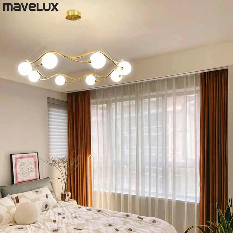 luxe gouden led-kroonluchter voor huis, kinderen, woonkamer, eetkamer, slaapkamer, restaurant, hanglamp, interieurdecoratie