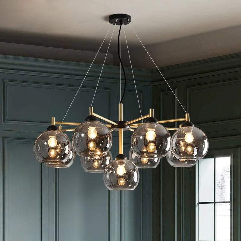 moderne led-kroonluchter voor hangende binnenverlichting