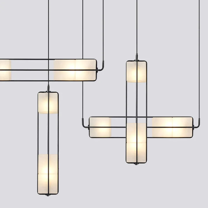 Elegante moderne art deco kroonluchter