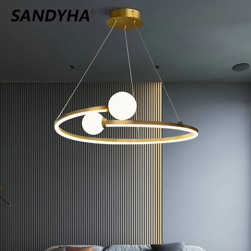 sandyha moderne ringkroonluchter voor interieurdecoratie