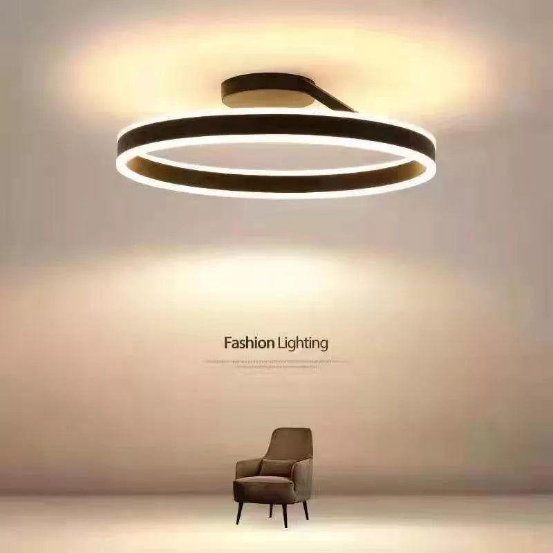 verstelbare noordse led-kroonluchter met ring voor hanglamp decoratie