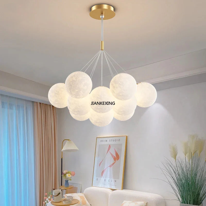 moderne led bubbelbol hanglamp kroonluchter decoratie