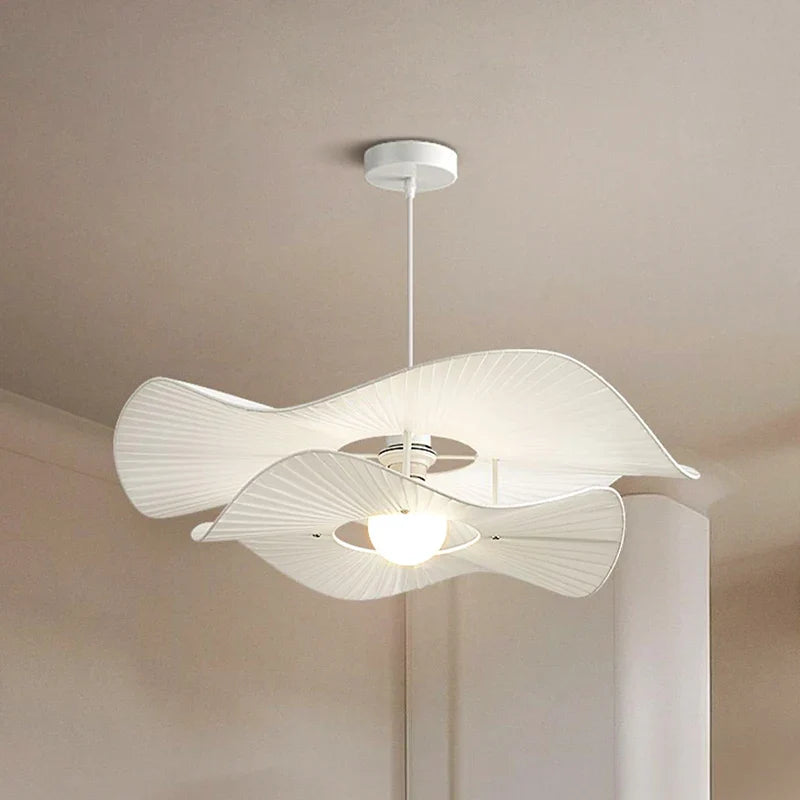 vintage nordische stoffen kroonluchter voor elegante hangverlichting
