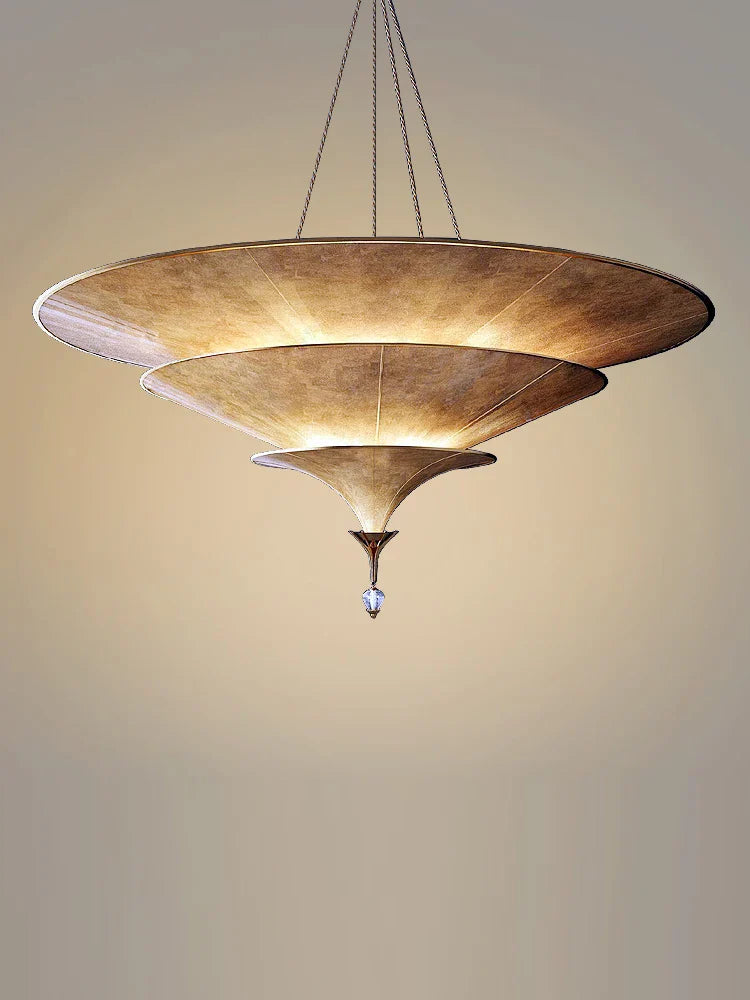 sfeerkroonluchter met boeddhistische stijl voor Aziatische wabi sabi decoratie