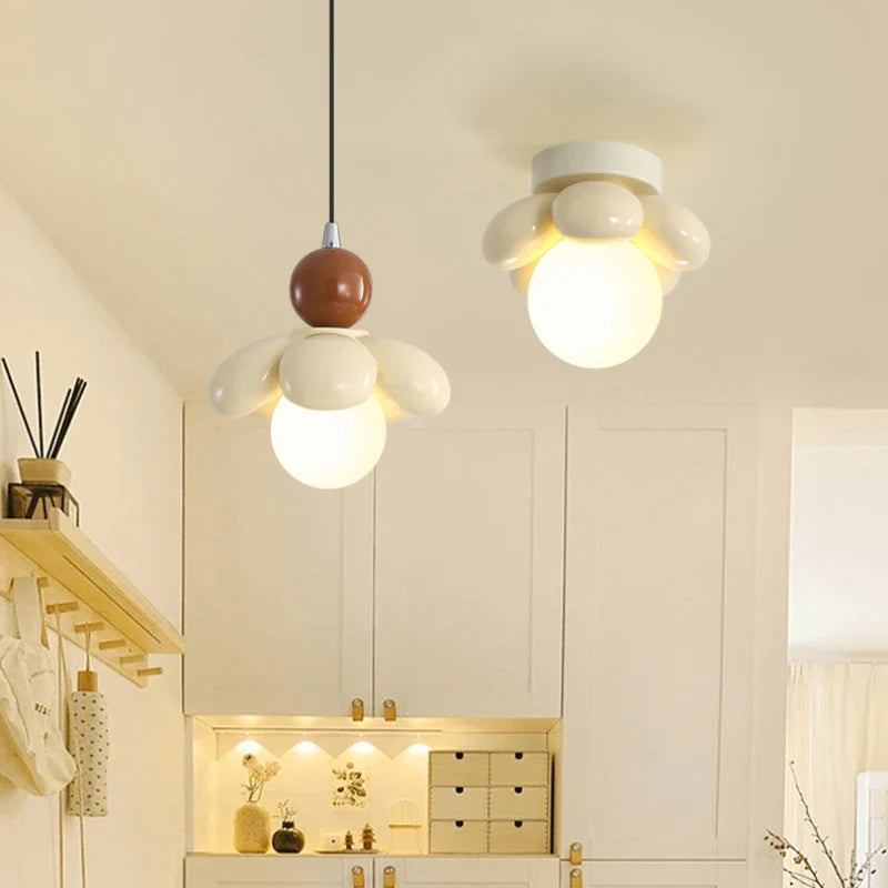 moderne bloemvormige hanglamp voor restaurant