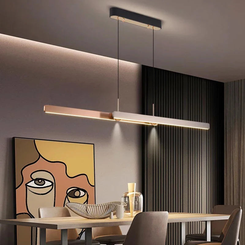 moderne slimme led-kroonluchter voor woonkamerdecoratie