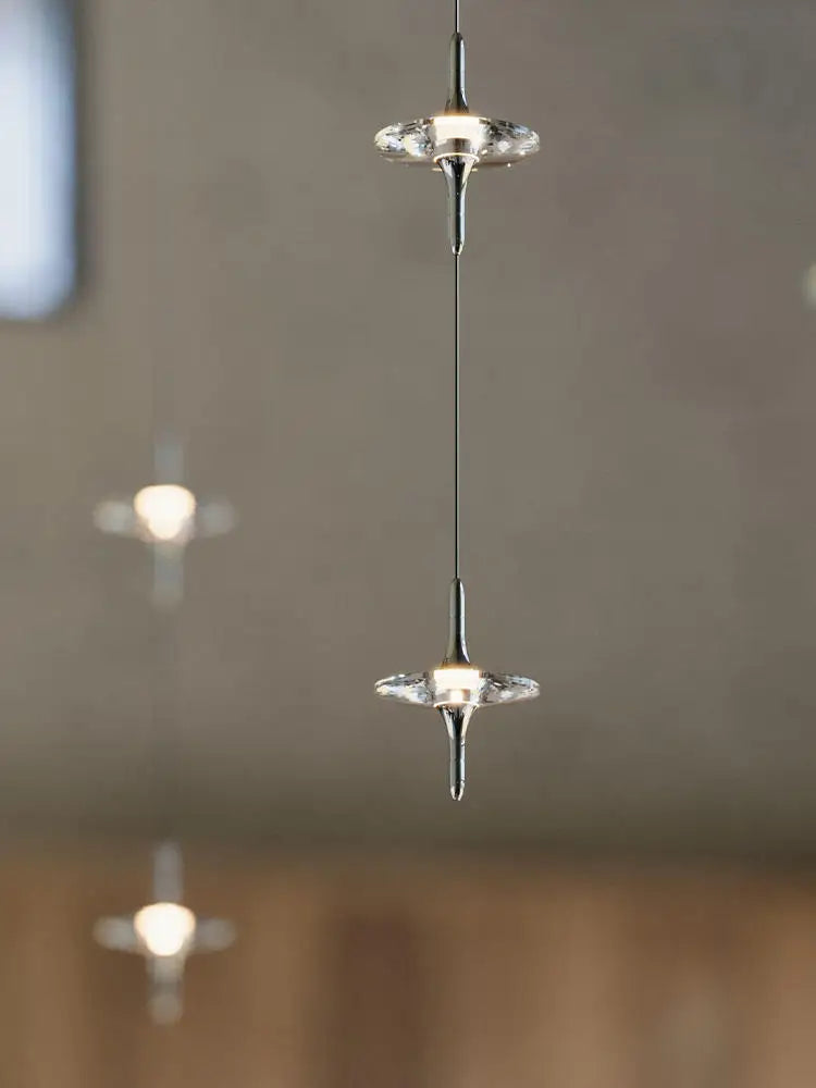 Chique, eigentijdse en verlichte LED-kroonluchter