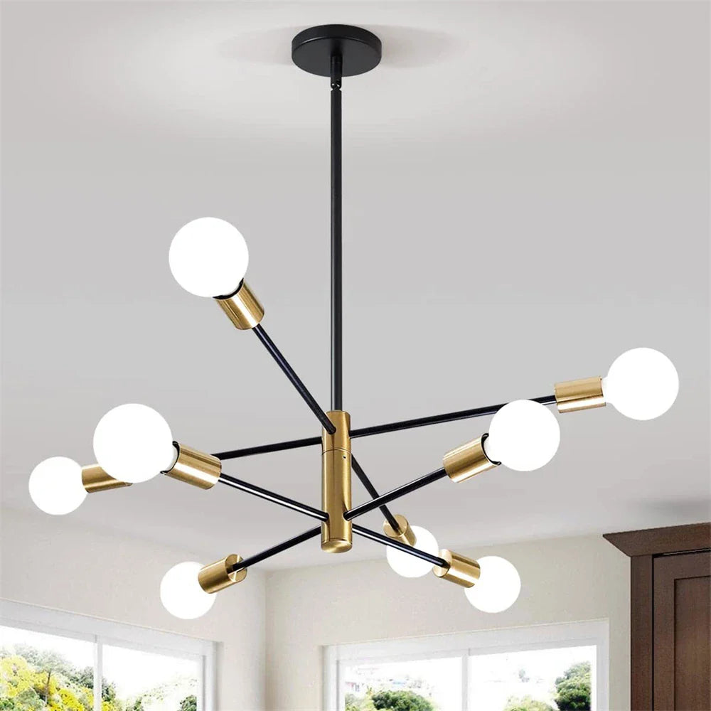 moderne luxe led-hanglamp kroonluchter voor noordse decoratie
