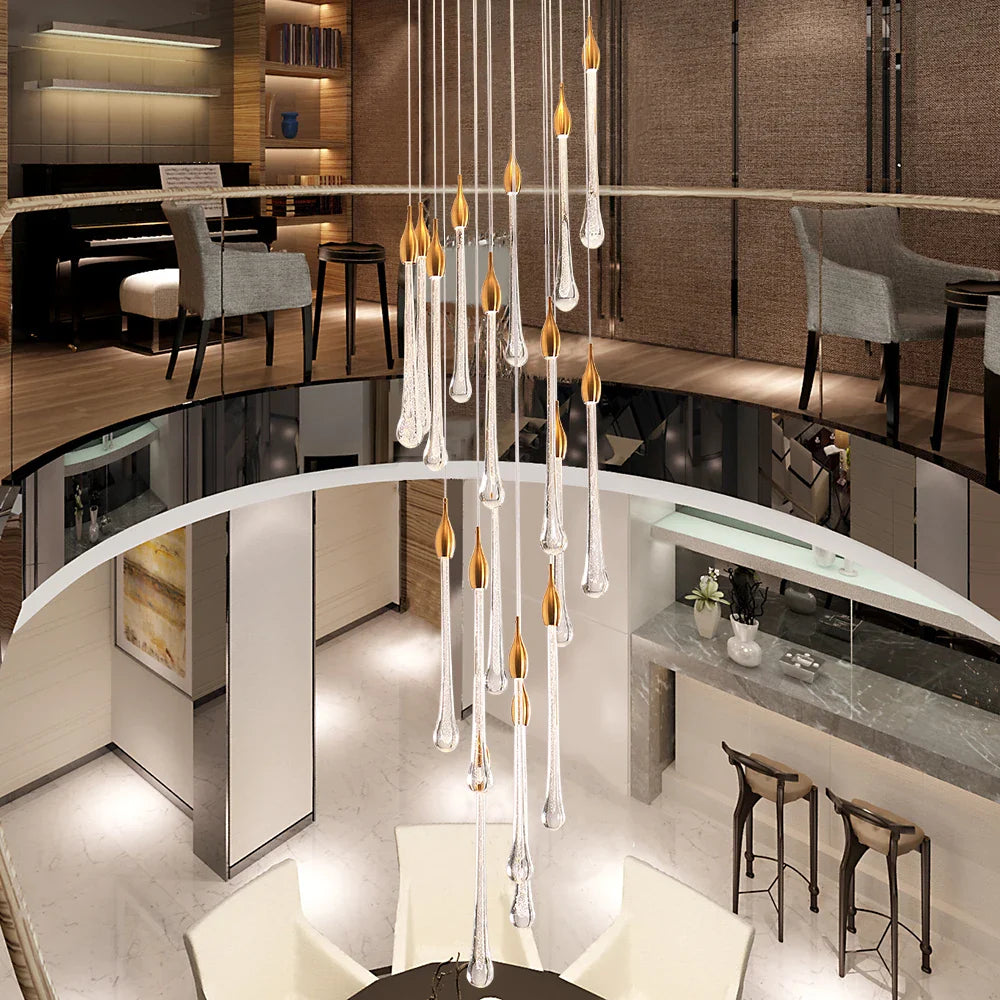 Moderne elegante kristal LED kroonluchter.