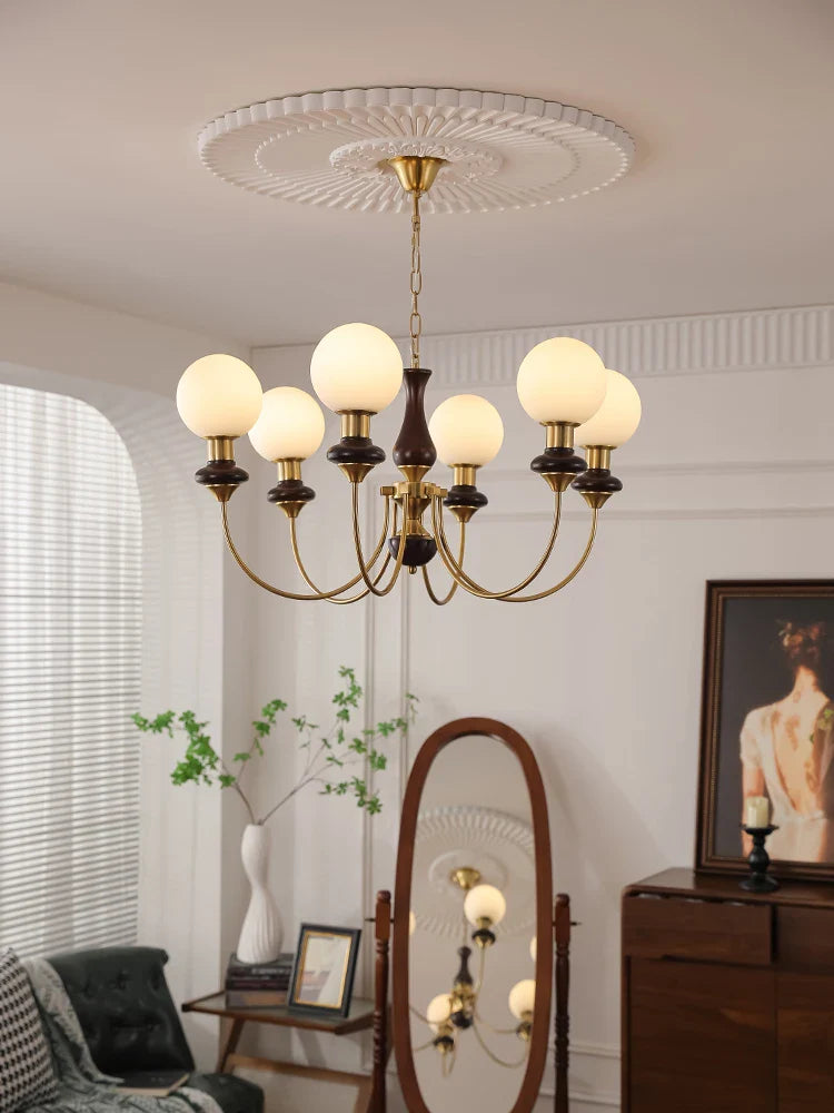 vintage hangende kroonluchter voor luxe villadecoratie