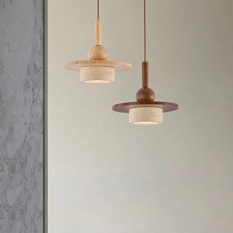 Wabi-sabi stenen kroonluchter voor vintage binnen- en buitenhuisdecoratie