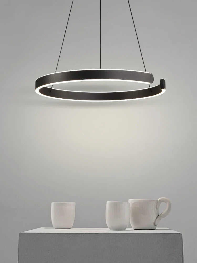 moderne minimalistische luxe noordse ringlicht hanglamp