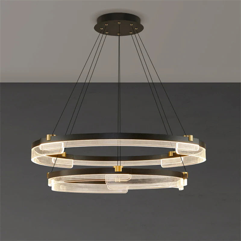 minimalistische moderne led-kroonluchter hanglamp voor huisverlichting en decoratie