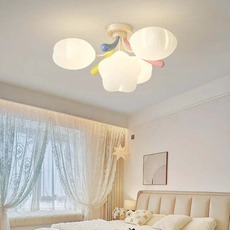 romantische gekleurde sterren hanglamp voor kinderverlichting