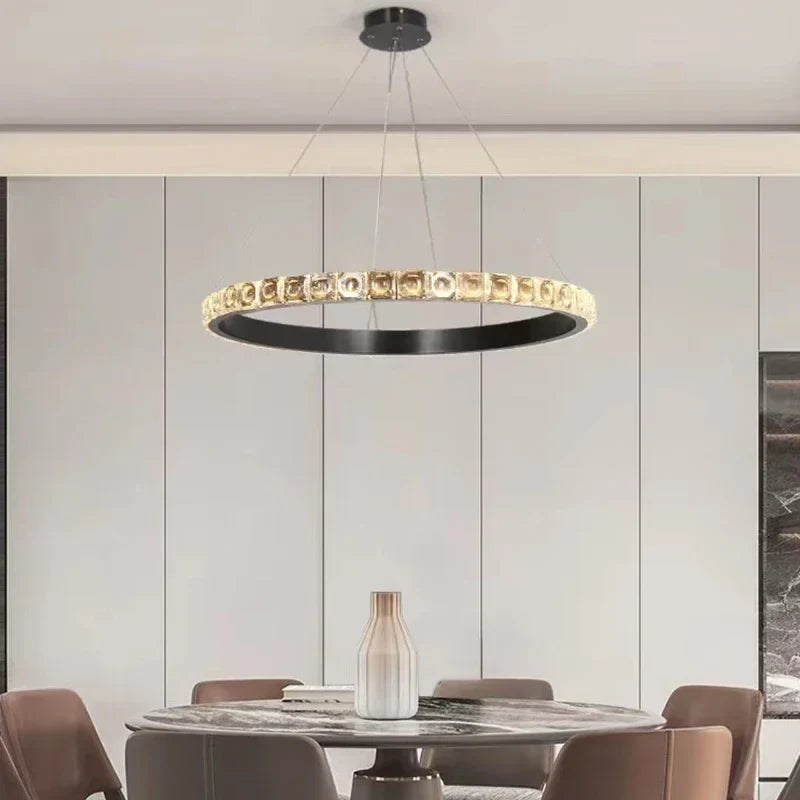 Elegante en verfijnde kristallen lamp