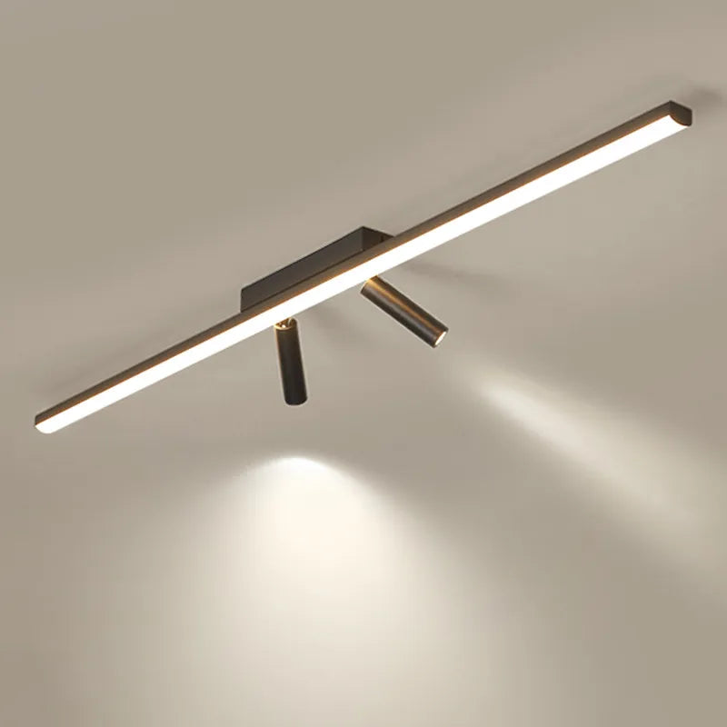 Moderne kroonluchter met strak design.