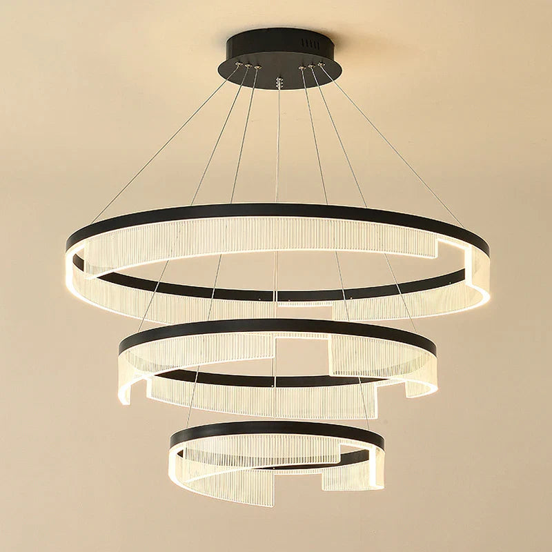 Elegante minimalistische LED-ringlamp