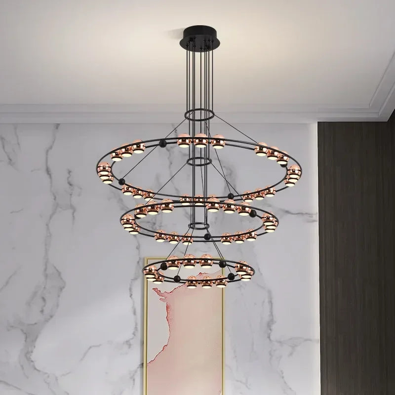 creatieve Italiaanse led-kroonluchter in boonvorm voor binnenhuisdecoratie