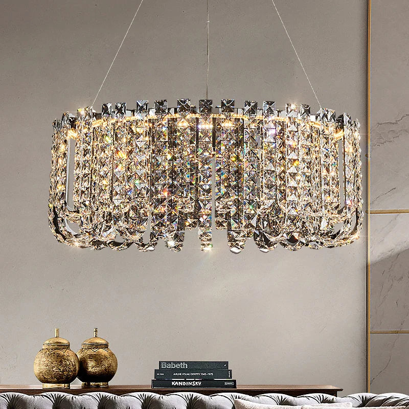 moderne kristallen designlamp voor een elegant en verfijnd interieur