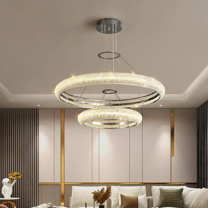 Moderne elegante kroonluchter, strak design