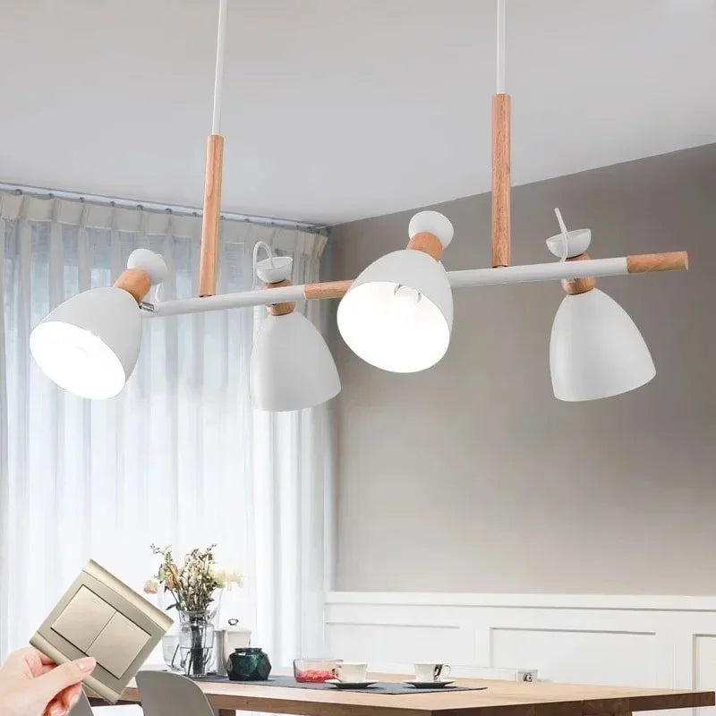 Lichte, elegante en eigentijdse noordse kroonluchter
