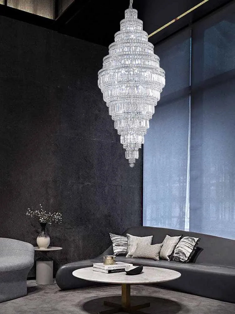 op maat gemaakte moderne kristallen kroonluchter voor elegante verlichting