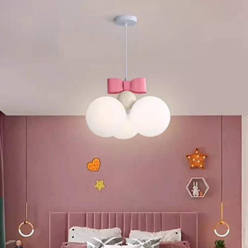 romantische moderne eenvoudige kroonluchter voor kinderkamer prinses