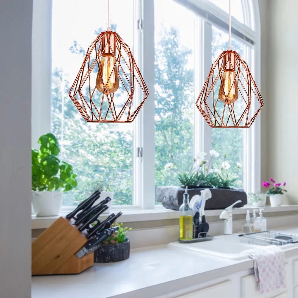 Elegante vintage industriële hanglamp