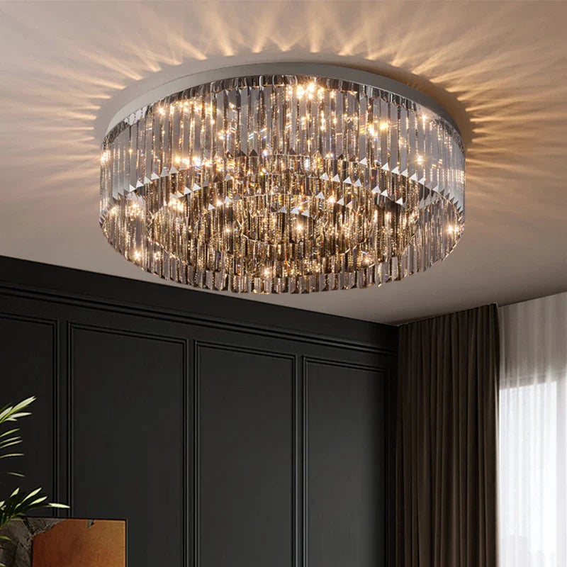 luxe kristallen led-kroonluchter voor binnenhuisdecoratie