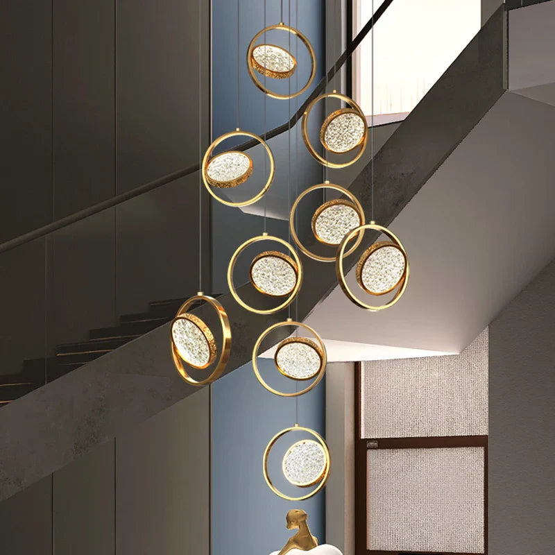 Moderne minimalistische lichte kroonluchter