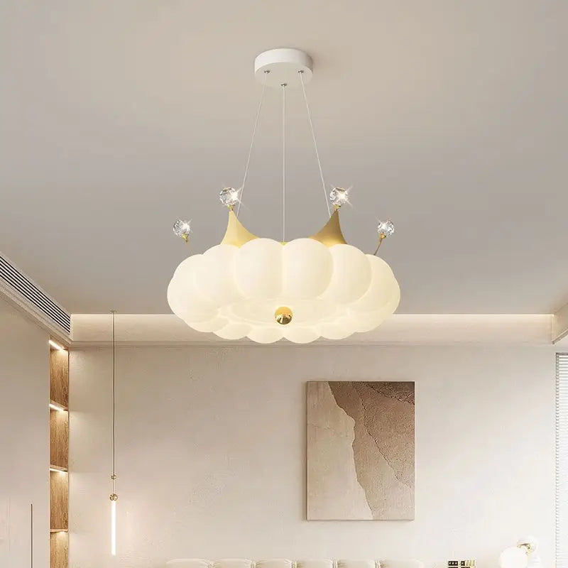 moderne led-kroonluchter met kroonluchter en afstandsbediening optie