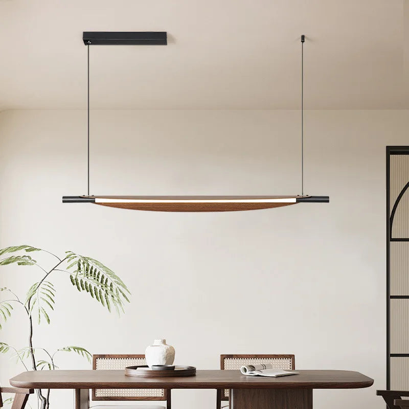 minimalistische metalen kroonluchter met 3 verstelbare draden voor bar