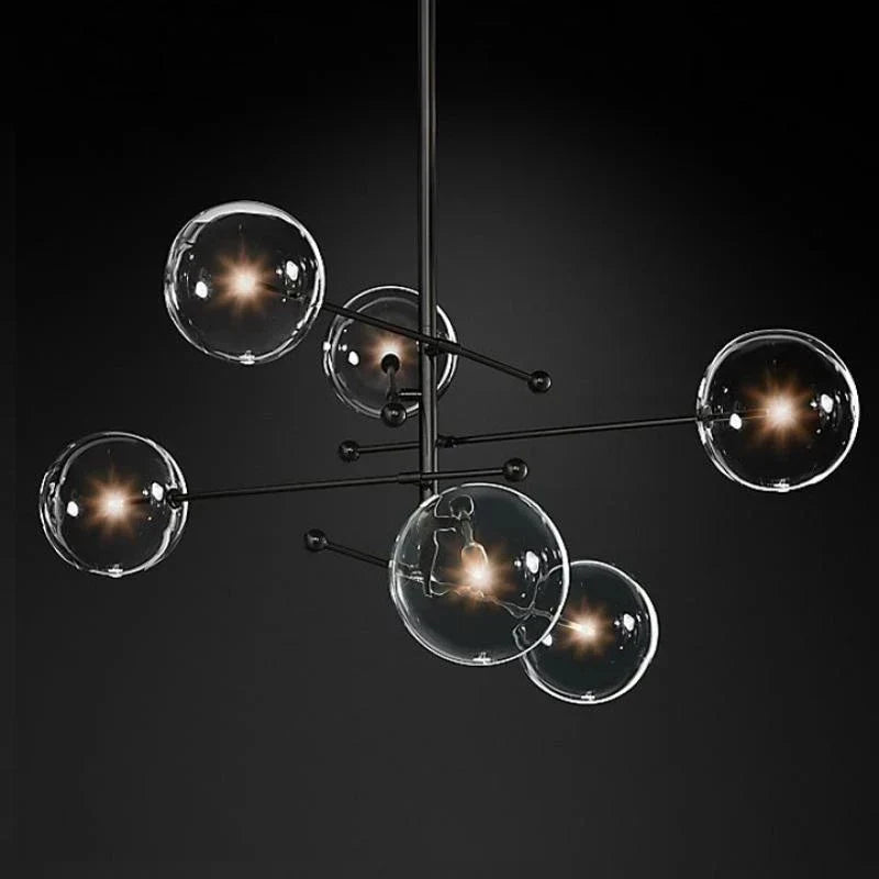 Noordse glazen led kroonluchter voor hangverlichting interieurdecoratie