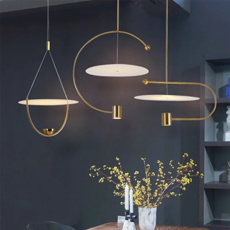 Minimalistische Noordse acryl kroonluchter voor moderne decoratie