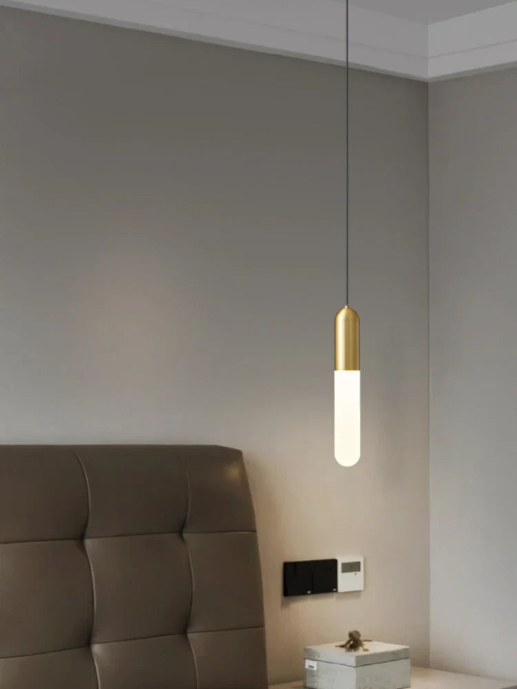 minimalistische creatieve koperen kroonluchter voor noordse decoratie