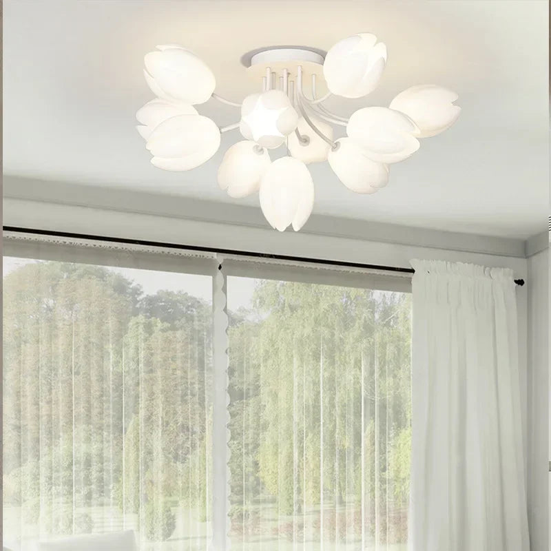 Moderne elegante bloemkroonluchter