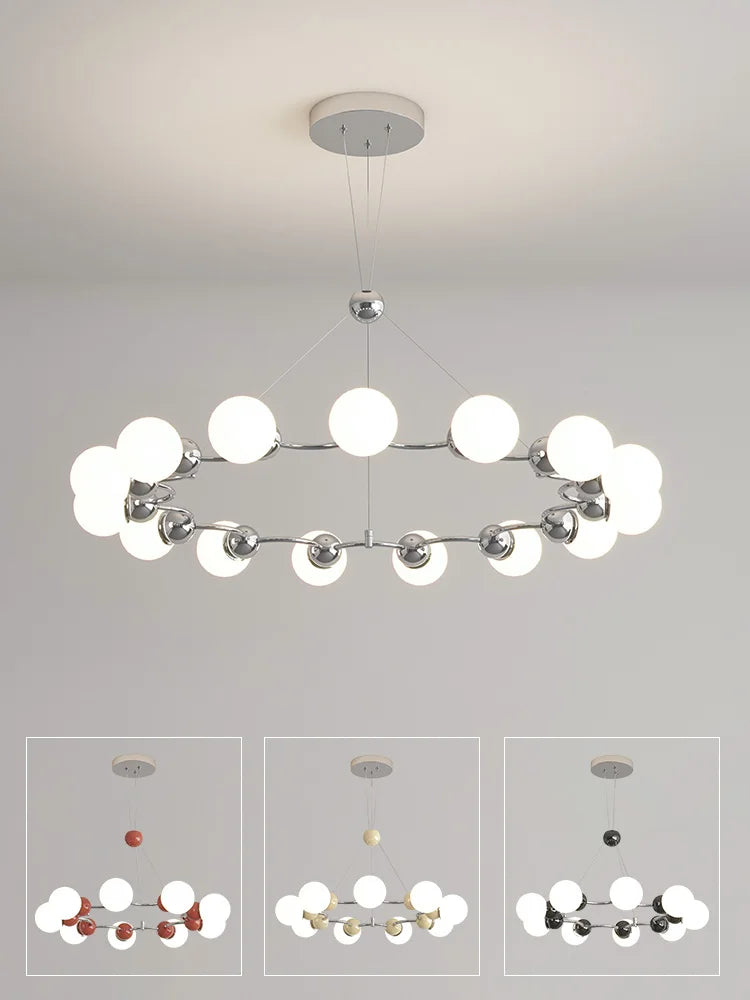 Moderne hangende kroonluchter met decoratieve verlichting voor thuis