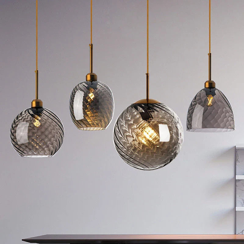 Elegant modern glazen kroonluchter