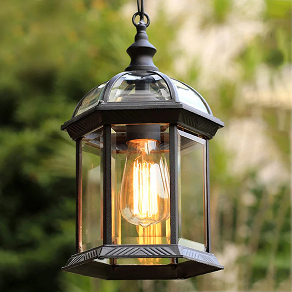 creatieve retro buitenkroonluchters voor tuin en prieel